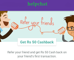 Helpchat App Refer And Earn