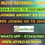 JOINING @RS.300 ONLY, EARN UNLIMITED MONEY PER JOINING RS.100 TO 2000 FOR MORE INFO CALL-9734365983